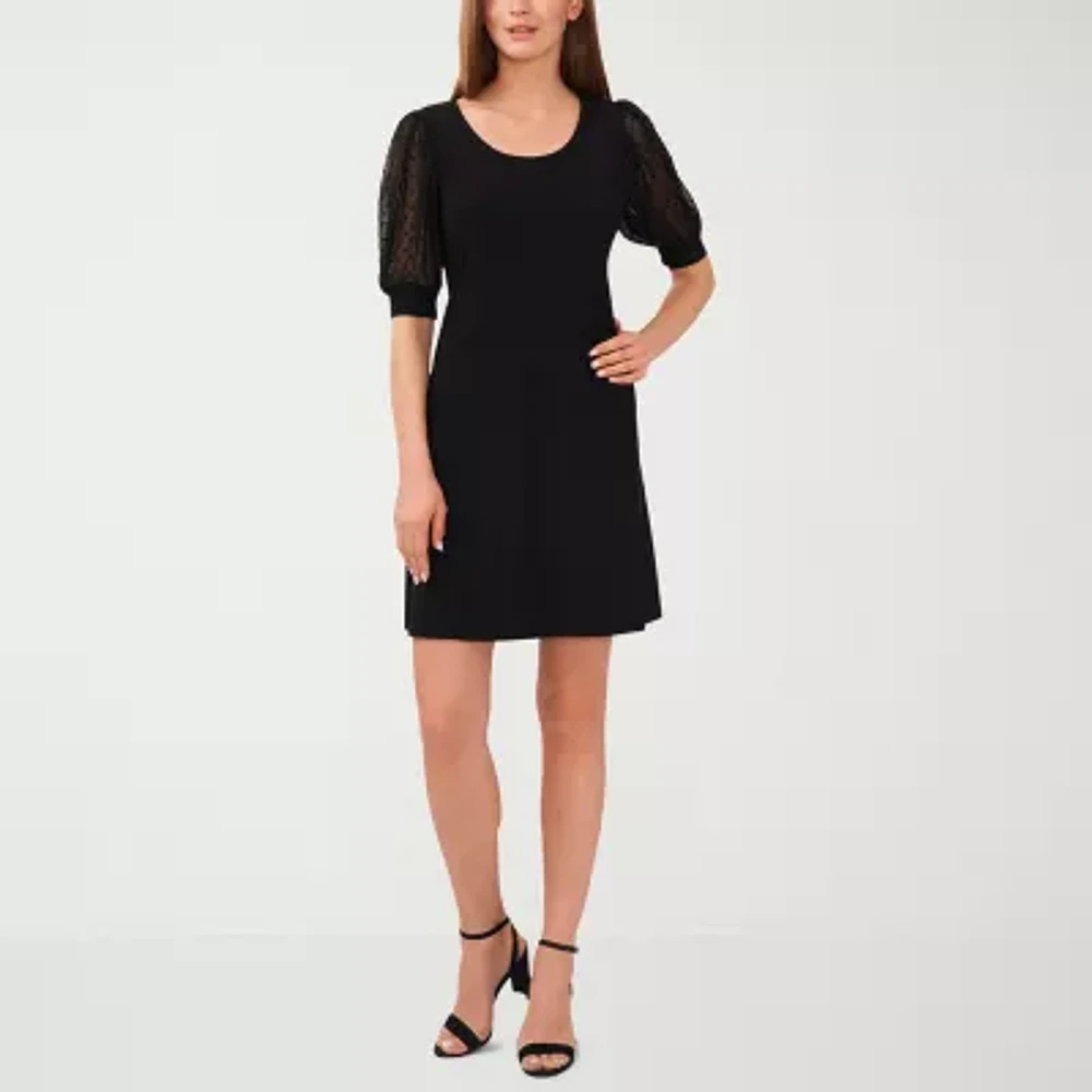 MSK Womens Short Sleeve Shift Dress