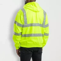 Berne Hi Vis Class 3 Performance Big and Tall Mens Long Sleeve Safety Shirts