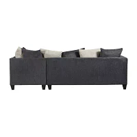 Covington 2-Piece Chenille Left-Arm Sofa Sectional with Chaise
