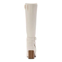 Liz Claiborne Womens Hemlock Block Heel Riding Boots