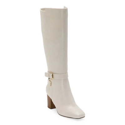 Liz Claiborne Womens Hemlock Block Heel Riding Boots