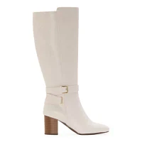 Liz Claiborne Womens Hemlock Block Heel Riding Boots