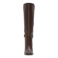 Liz Claiborne Womens Hemlock Block Heel Riding Boots