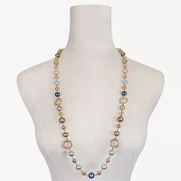 Monet Jewelry Simulated Pearl 35 Inch Round Strand Necklace