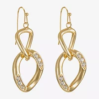 Liz Claiborne Double Glass Drop Earrings