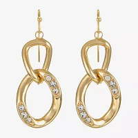 Liz Claiborne Double Glass Drop Earrings