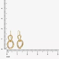 Liz Claiborne Double Glass Drop Earrings