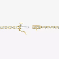 (H / I1) 1 CT.T.W. Lab-Grown Diamond 10K Gold Tennis Bracelet