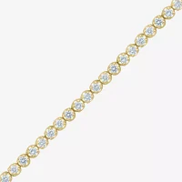 (H / I1) 1 CT.T.W. Lab-Grown Diamond 10K Gold Tennis Bracelet