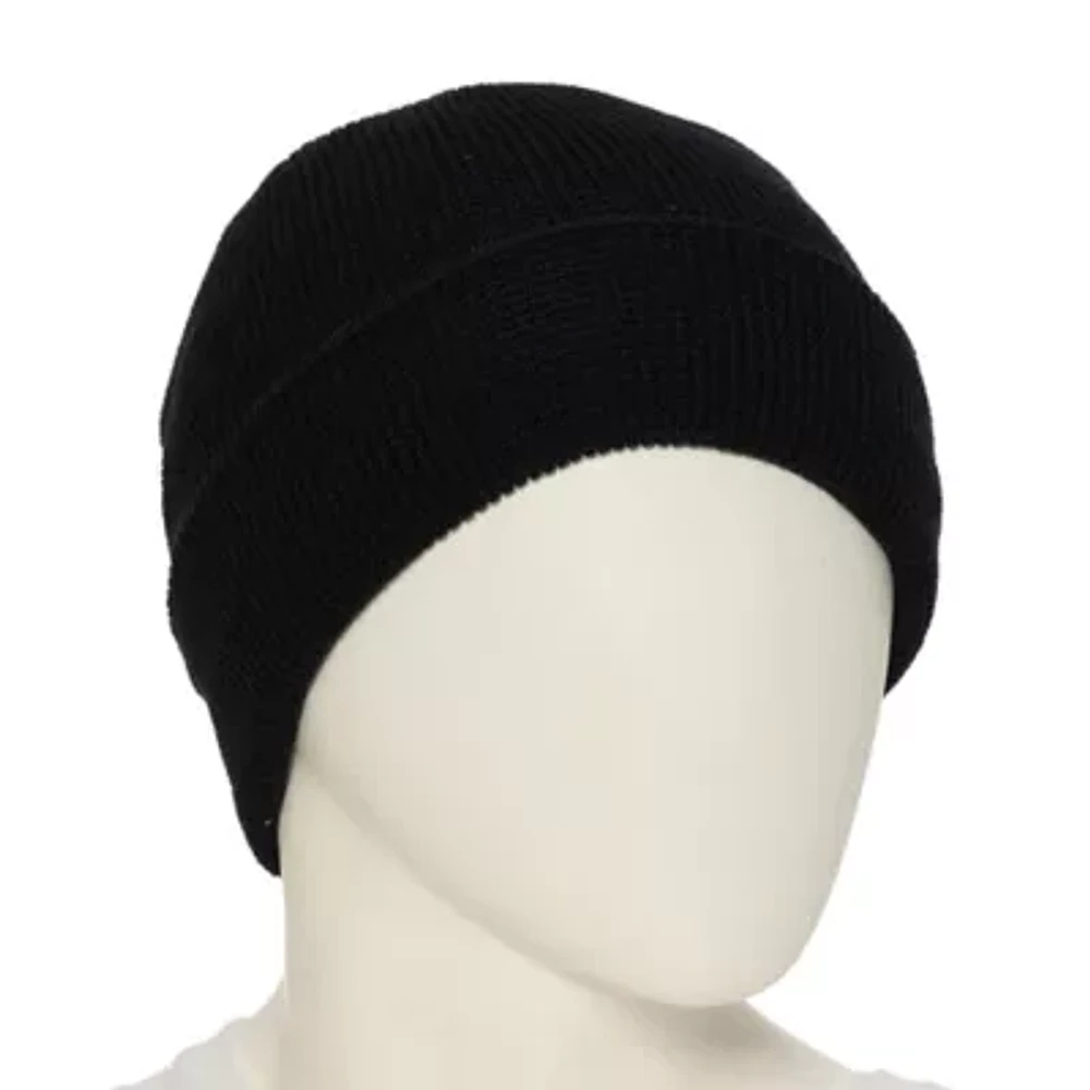 St. John's Bay Waffle Knit Cut Mens Beanie