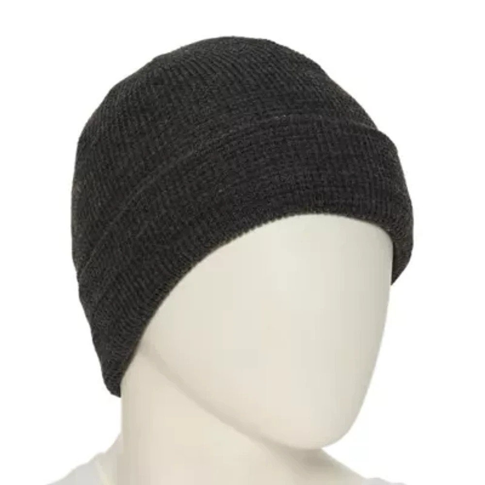 St. John's Bay Waffle Knit Cut Mens Beanie