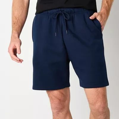 Xersion Quick Dry Cotton Fleece 7 Inch Mens Mid Rise Workout Shorts