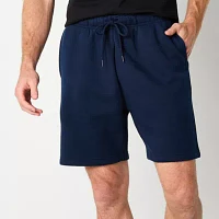 Xersion Quick Dry Cotton Fleece 7 Inch Mens Mid Rise Workout Shorts