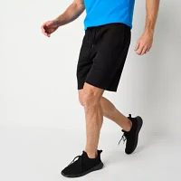 Xersion Quick Dry Cotton Fleece 7 Inch Mens Mid Rise Workout Shorts