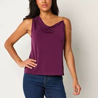 Bold Elements Womens Cowl Neck Sleeveless Tank Top