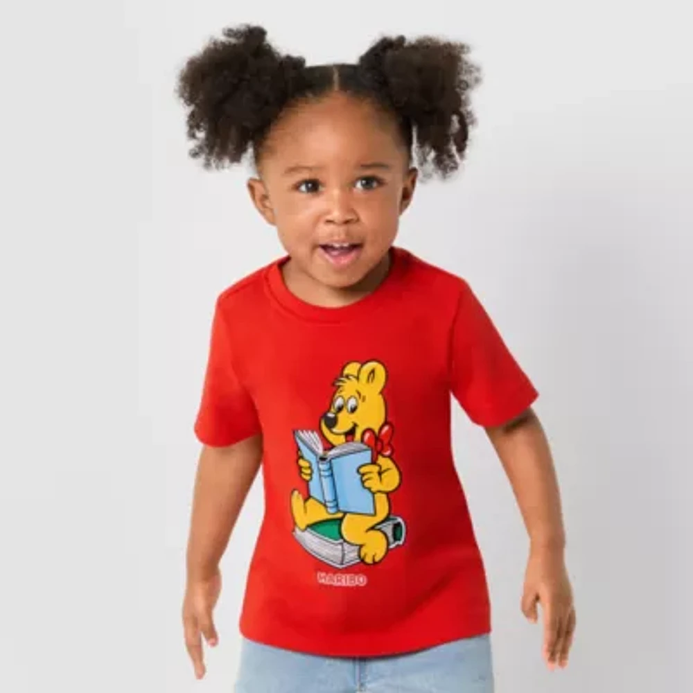 JCPenney x HARIBO Toddler Girls Crew Neck Short Sleeve T-Shirt