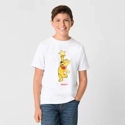 JCPenney x HARIBO Little & Big Boys Crew Neck Short Sleeve T-Shirt