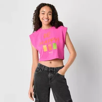 JCPenney x HARIBO Womens Crew Neck Short Sleeve Crop Top