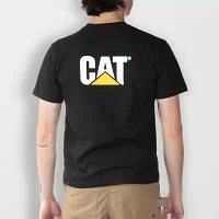 CAT Trademark Mens Crew Neck Short Sleeve T-Shirt