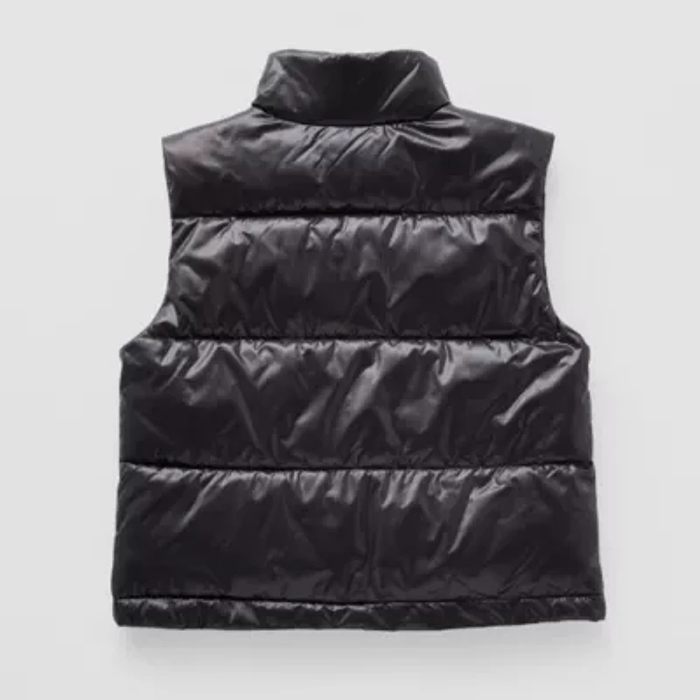 Xersion Shiny Little & Big Girls Puffer Vest