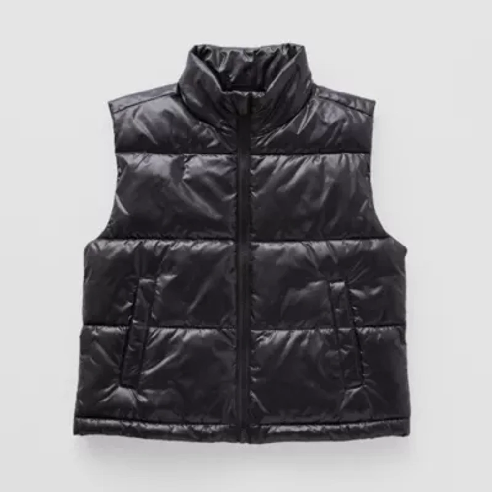 Xersion Shiny Little & Big Girls Puffer Vest