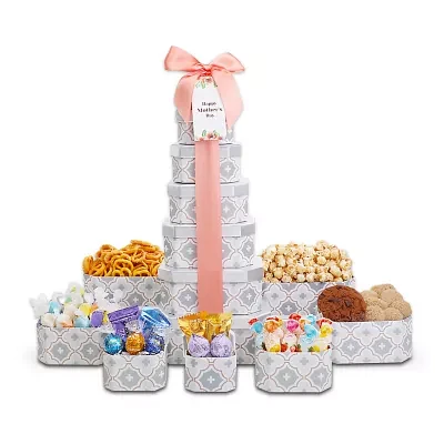 Alder Creek Deluxe Treats Tower For Mom Gift Set