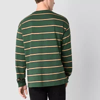 Arizona Mens Striped Long Sleeve T-Shirt