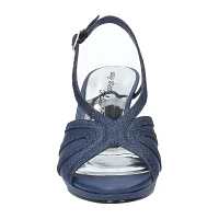 Easy Street Womens Starlight Heeled Sandals Narrow Width