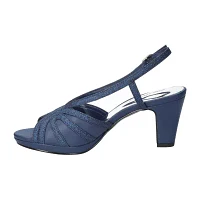 Easy Street Womens Starlight Heeled Sandals Narrow Width