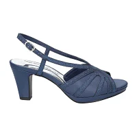 Easy Street Womens Starlight Heeled Sandals Narrow Width