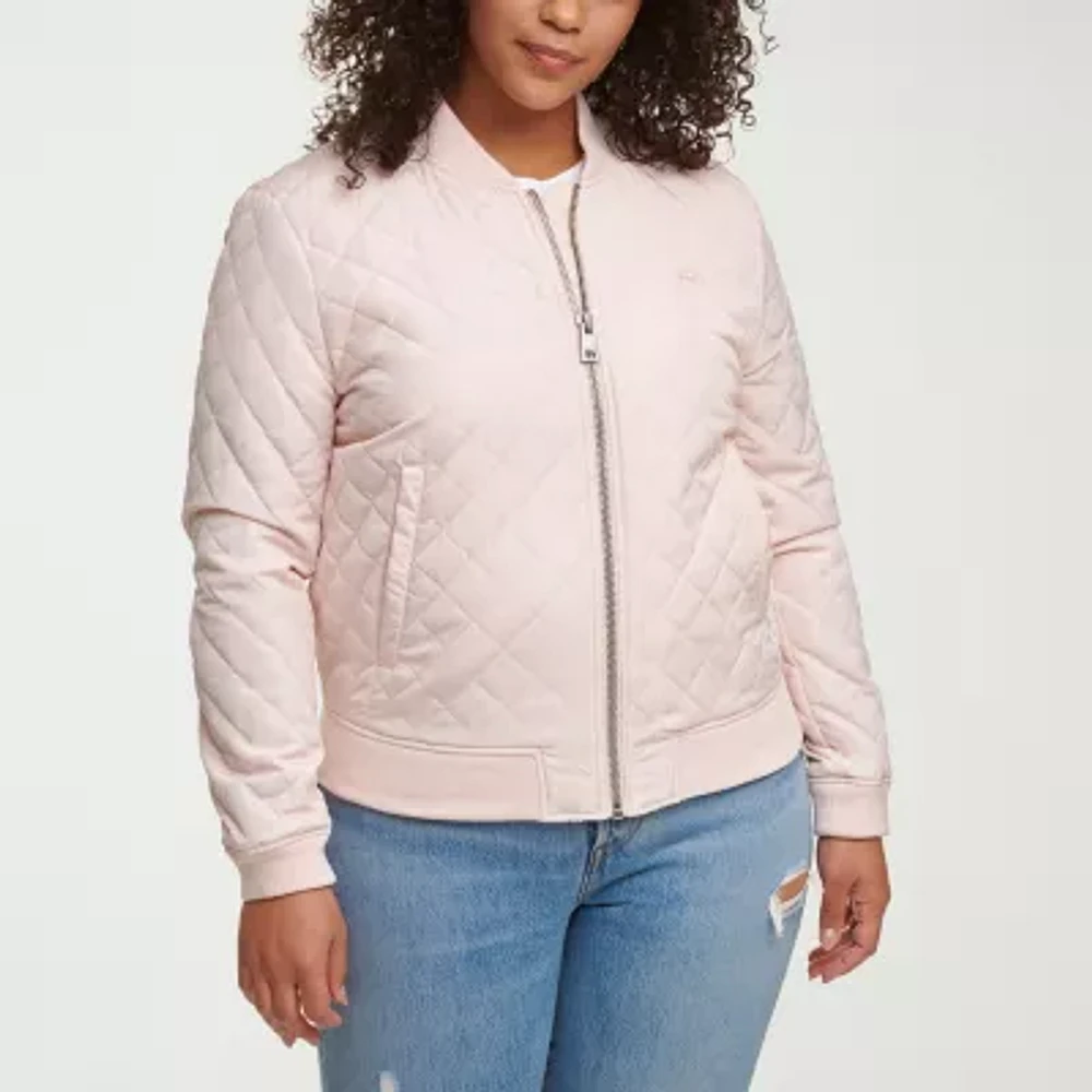 Levi's Wind Resistant Water Midweight Womens Plus Bomber Jacket