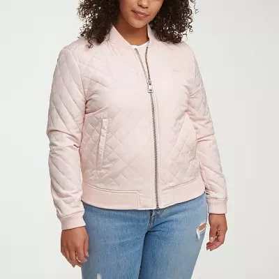 Levi's Wind Resistant Water Midweight Womens Plus Bomber Jacket