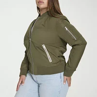 Levi's Wind Resistant Water Midweight Womens Plus Bomber Jacket