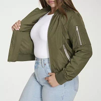Levi's Wind Resistant Water Midweight Womens Plus Bomber Jacket