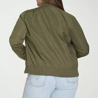 Levi's Wind Resistant Water Midweight Womens Plus Bomber Jacket