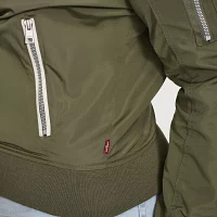 Levi's Wind Resistant Water Midweight Womens Plus Bomber Jacket