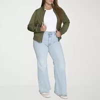 Levi's Wind Resistant Water Midweight Womens Plus Bomber Jacket