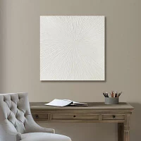 Madison Park Signature Sunburst 100% Hand Painted Décor Canvas Art
