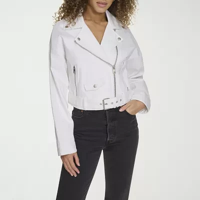 Levi's Midweight Denim Belted Wind Resistant Womens Jacket