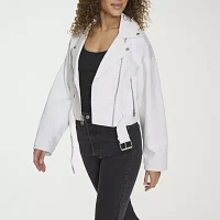 Levi's Midweight Denim Belted Wind Resistant Womens Jacket