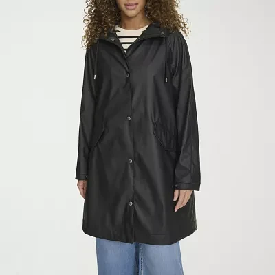 Levi's Midweight Hooded Wind Resistant Water Womens Raincoat