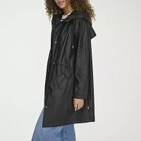 Levi's Midweight Hooded Wind Resistant Water Womens Raincoat