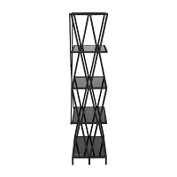 Winside Home Office Collection 5-Shelf Bookcase