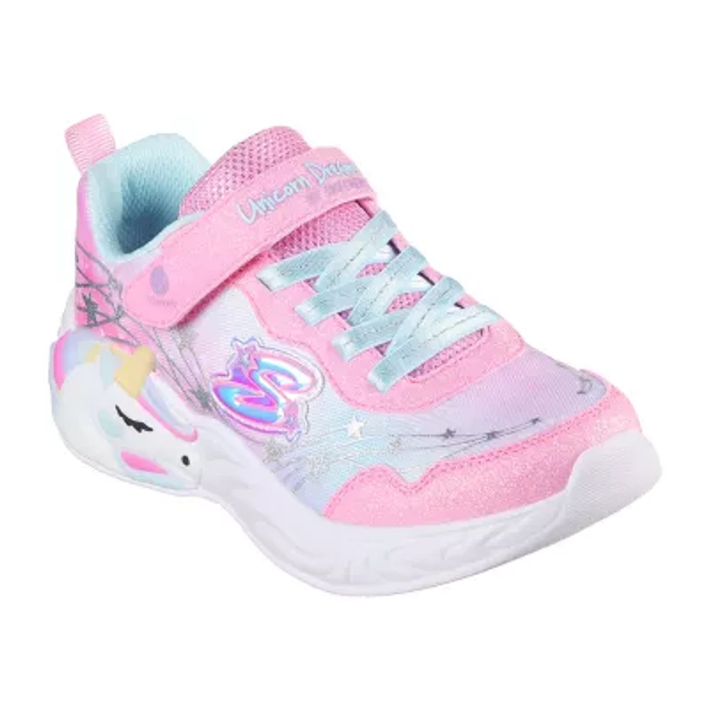 Skechers Girls Unicorn Dreams Wishful Magic Sneakers