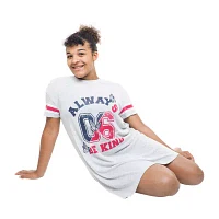 Jammers Kids Big Girls Plus Short Sleeve Crew Neck Nightshirt