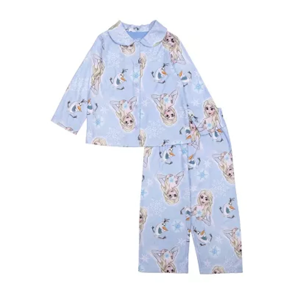 Disney Collection Toddler Girls 2-pc. Frozen Pajama Set