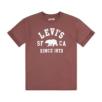 Levi's Big Boys Crew Neck Short Sleeve Graphic T-Shirt