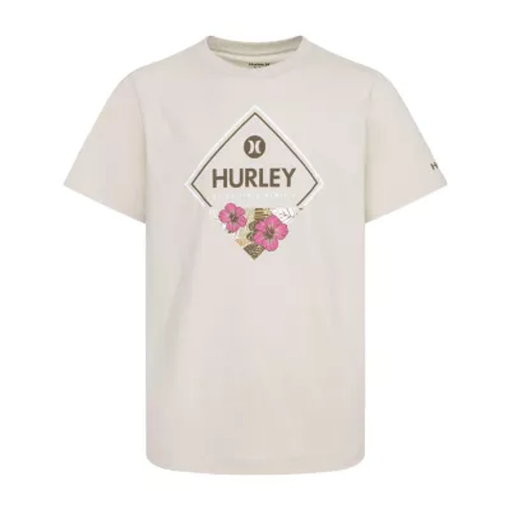 Hurley Big Boys Crew Neck Short Sleeve Graphic T-Shirt