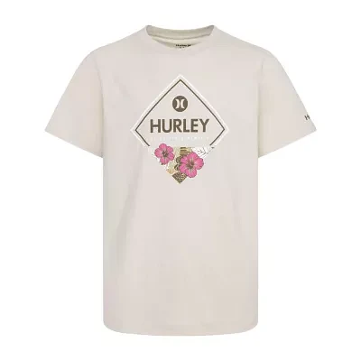 Hurley Big Boys Crew Neck Short Sleeve Graphic T-Shirt