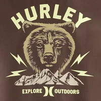 Hurley Big Boys Crew Neck Short Sleeve Graphic T-Shirt